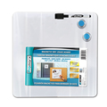 Promarx Magnetic Dry-Erase Board w/Dry-Erase Marker + 2 Magnets, 11.5 x 11.5in DE16WDSU0112